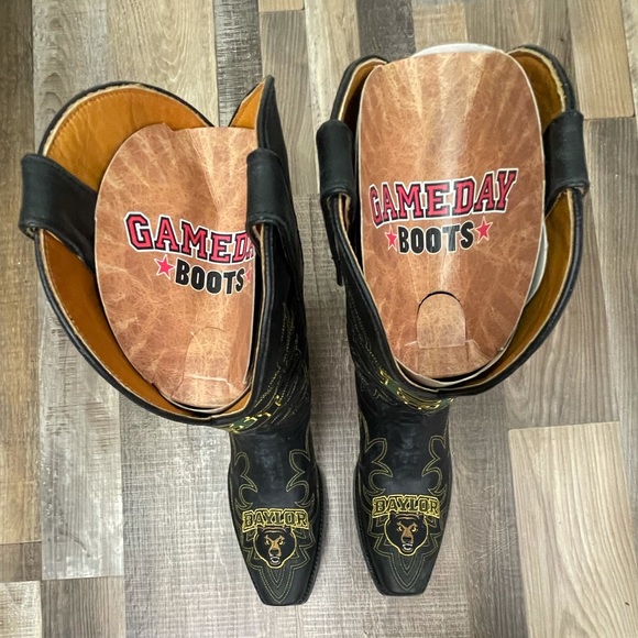 Baylor University Bears Gameday Boots Cowboy Boots NWT - Picture 8 of 15